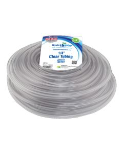 Hydro Flow Vinyl Tubing Clear 1/4in ID - 3/8in OD 100ft Roll - CLOSEOUT