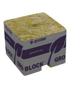 Grodan Starter Gro-Blocks Mini-Blocks 1.5 inch Unwrapped (Commercial Packaging) - Case of 2250 Blocks