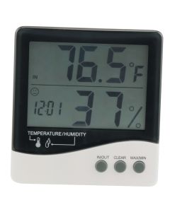 Growers Edge Large Display Thermometer / Hygrometer