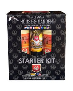 House & Garden Soil A and B Starter Kit (Includes Roots Excelurator Gold)