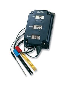 Hanna Continuous pH/TDS/Temp Monitor - 500 Scale (HI981504/5-1) (DISCONTINUED)