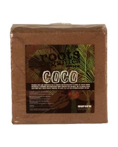 Roots Organics Compressed Coco Fiber 12" x 12" Compressed Block