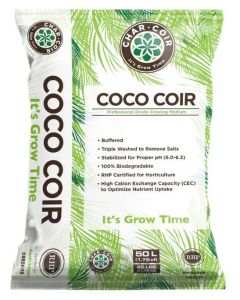 CHAR COIR Coco Coir 50L/1.75cu ft bag - 100% RHP Certified (85 per Pallet)