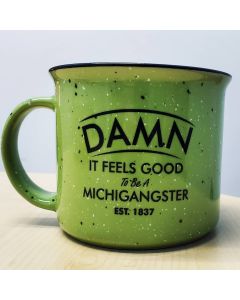 GROWGREENMI "Michigangster" Ceramic Campfire Coffee Mug