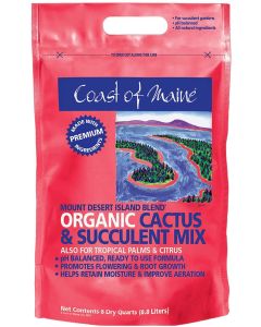 Coast of Maine Mount Desert Island Blend 8 Quart Bag - Organic Cactus and Succulent Mix 