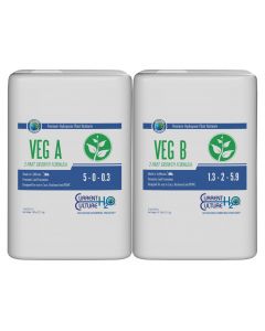 Cultured Solutions Veg A + Veg B Set - 5 Gallon Jugs