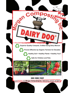 TWO BAGS - Dairy Doo Compost Soil Amendment 1 cu ft bag - Made in Michigan