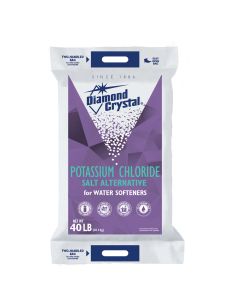 PURPLE BAG Diamond Crystal Potassium Chloride Salt Alternative Softener Pellets 40lb