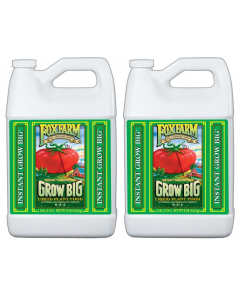 TWO PACK FoxFarm Grow Big Liquid Concentrate 1 Gallon (GREEN LABEL)