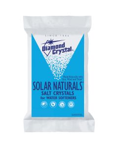 BLUE BAG Diamond Crystal Solar Naturals Water Softener Salt Pellets 40lb
