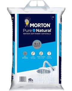 BLUE BAG Morton Pure and Natural Water Softener Crystals 40 lb