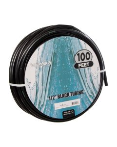 Active Aqua 1/2" ID Black Tubing, 100 ft Roll