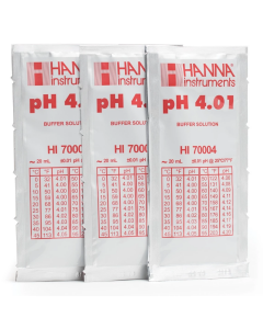 Hanna pH 4.01 Calibration Solution 25x20mL BOX of 25 Packets (CLOSEOUT - EXISTING STOCK ONLY)
