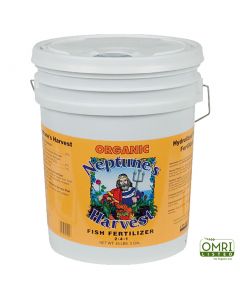 Neptune's Harvest Fish Fertilizer 5 Gallon Orange Bucket HF150