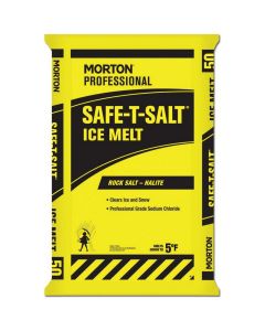 Morton SAFE-T-SALT Ice Melt 50lb BIG Bag - for Snow and Ice