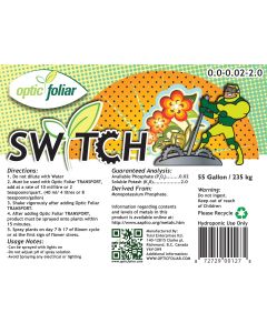 Optic Foliar SWITCH 208L (55 Gallons SPECIAL ORDER ONLY)  (Stops seeds)