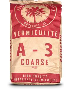 Palmetto Vermiculite A-3 Coarse 4 cu ft Bag - Performance Grade - Great for growing mushrooms! - American Made A3