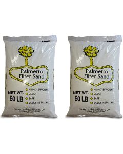 TWO BAGS Palmetto Pool Filter Sand 50lb Bag