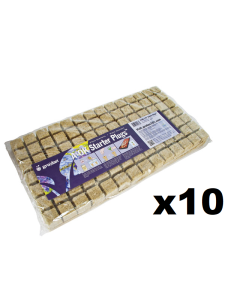 TEN SHEETS - Grodan A-OK 36/40 Starter Cubes 1.5 inch sheet of 98 (10x98 = 980 Cubes) ( 293824001 ) 36mm x 36mm x 40mm AO 36/40