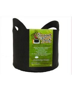 Smart Pot 7Gal Black WITH HANDLES 14in x 10.5in - MADE IN USA, BPA FREE, LEAD FREE, PHTHALATE FREE Fabric Pot