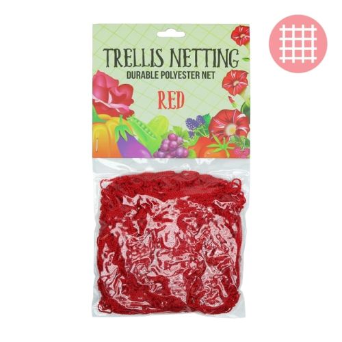 5' x 60' Trellis Netting - Red (6