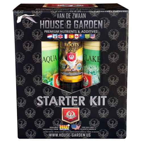 House & Garden Aqua Flakes Starter Kit (Includes Roots Excelurator Gold)