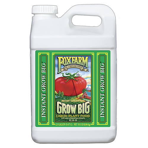 FoxFarm Grow Big Liquid Concentrate 2.5 Gallon (GREEN LABEL)  (CLOSEOUT - NOT CARRYING THIS SIZE)