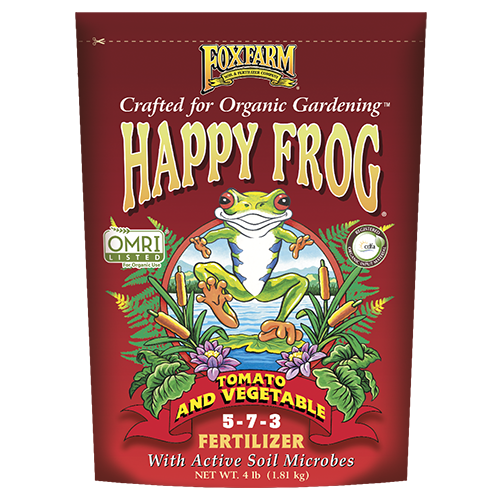 FoxFarm Happy Frog Tomato & Vegetable Fertilizer (7-4-5) 4 lb bag