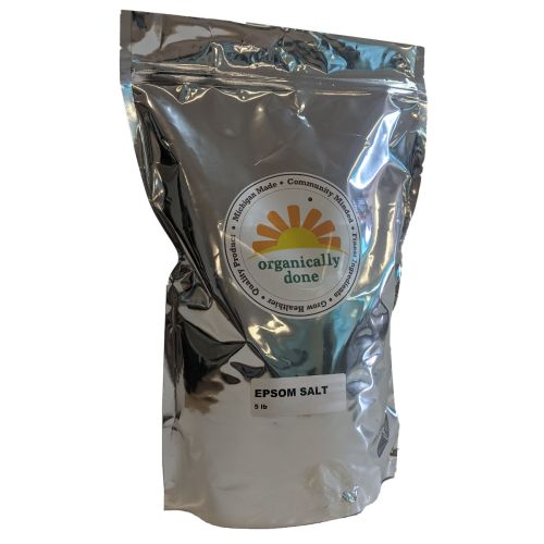 Organically Done Epsom Salt (Magnesium Sulfate) Agricultural Grade 5 lb