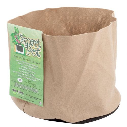 Smart Pot 20Gal NATURAL 20in x 15.5in - MADE IN USA, BPA FREE, LEAD FREE, PHTHALATE FREE Fabric Pot