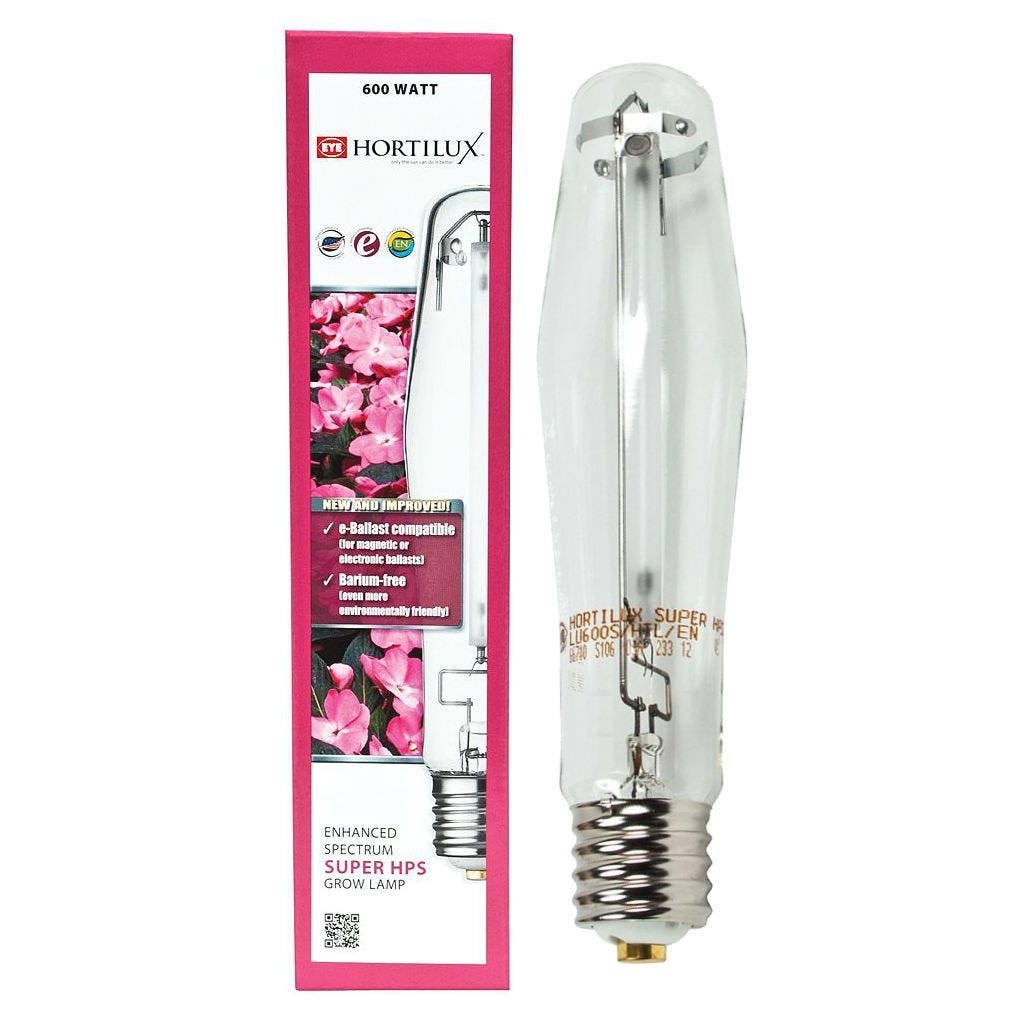 LUMii Noir HPS Grow Flower Spectrum Grow HPS Lampes Ampoules Hydroponiques 600 W Watt